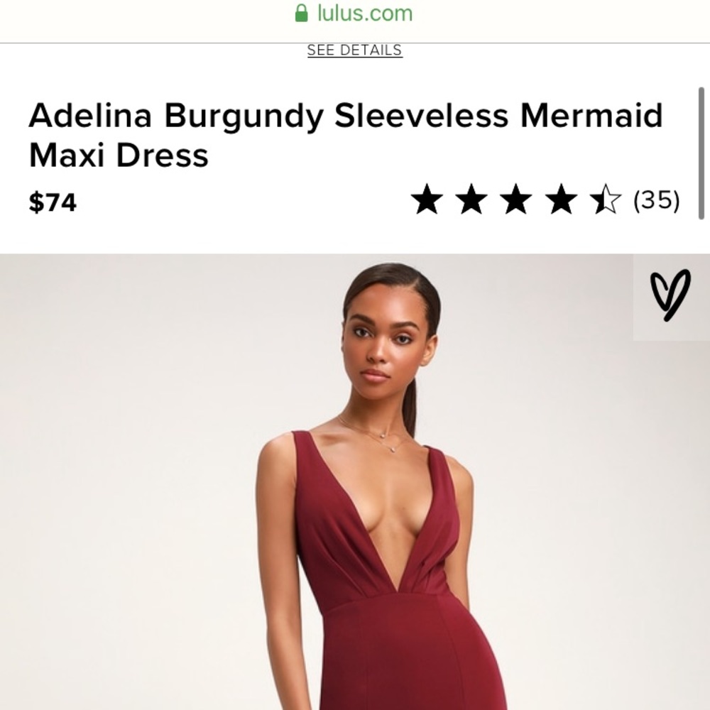 long floor touch maxi burgundy gown prom dress